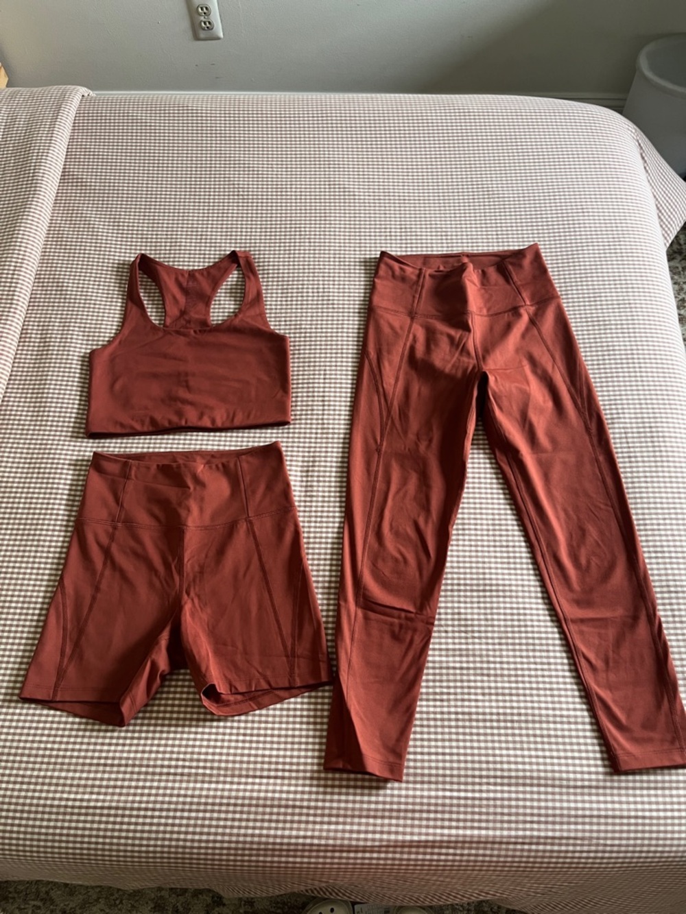 Girlfriend Collectivw Activewear Set - Sports Bra + High-Waist Leggings + Shorts